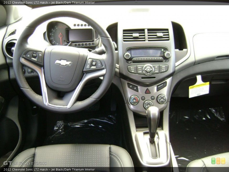 Jet Black/Dark Titanium Interior Dashboard for the 2012 Chevrolet Sonic LTZ Hatch #63145930