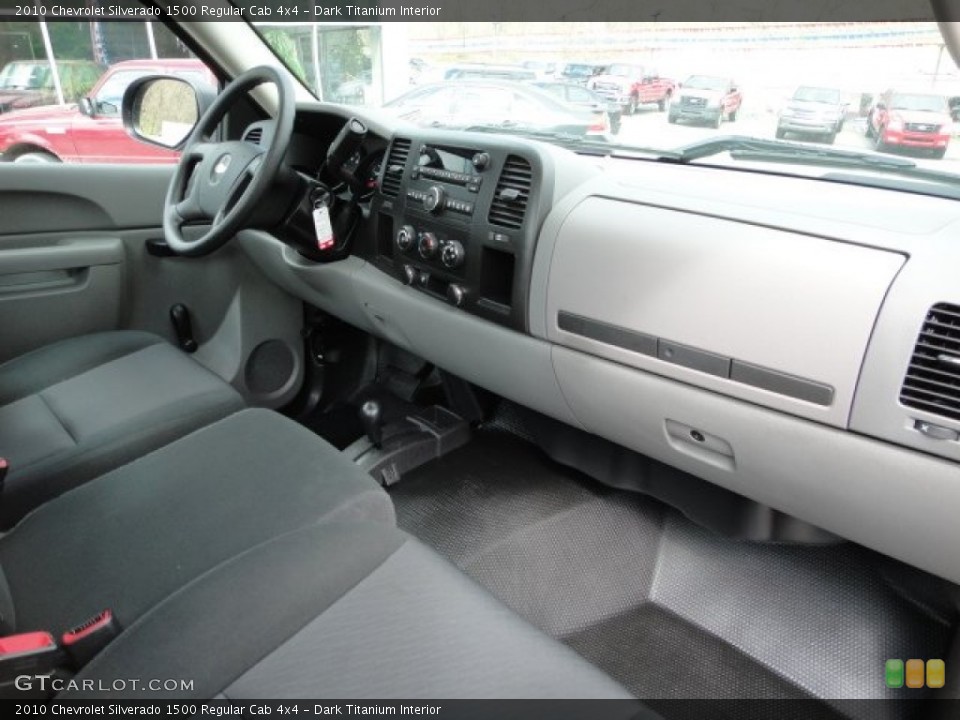 Dark Titanium Interior Photo for the 2010 Chevrolet Silverado 1500 Regular Cab 4x4 #63149404