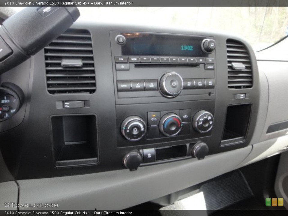 Dark Titanium Interior Controls for the 2010 Chevrolet Silverado 1500 Regular Cab 4x4 #63149500