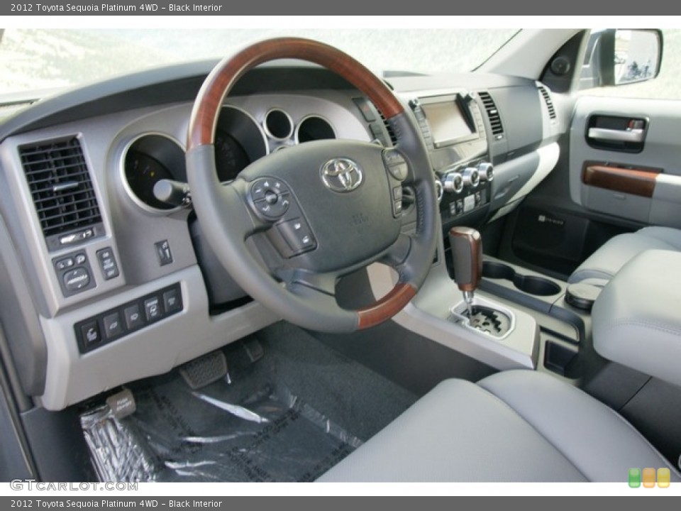 Black Interior Prime Interior for the 2012 Toyota Sequoia Platinum 4WD #63149594