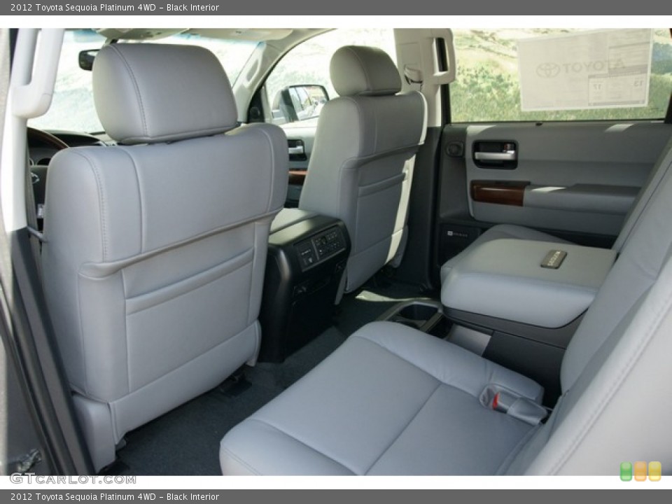 Black Interior Photo for the 2012 Toyota Sequoia Platinum 4WD #63149626