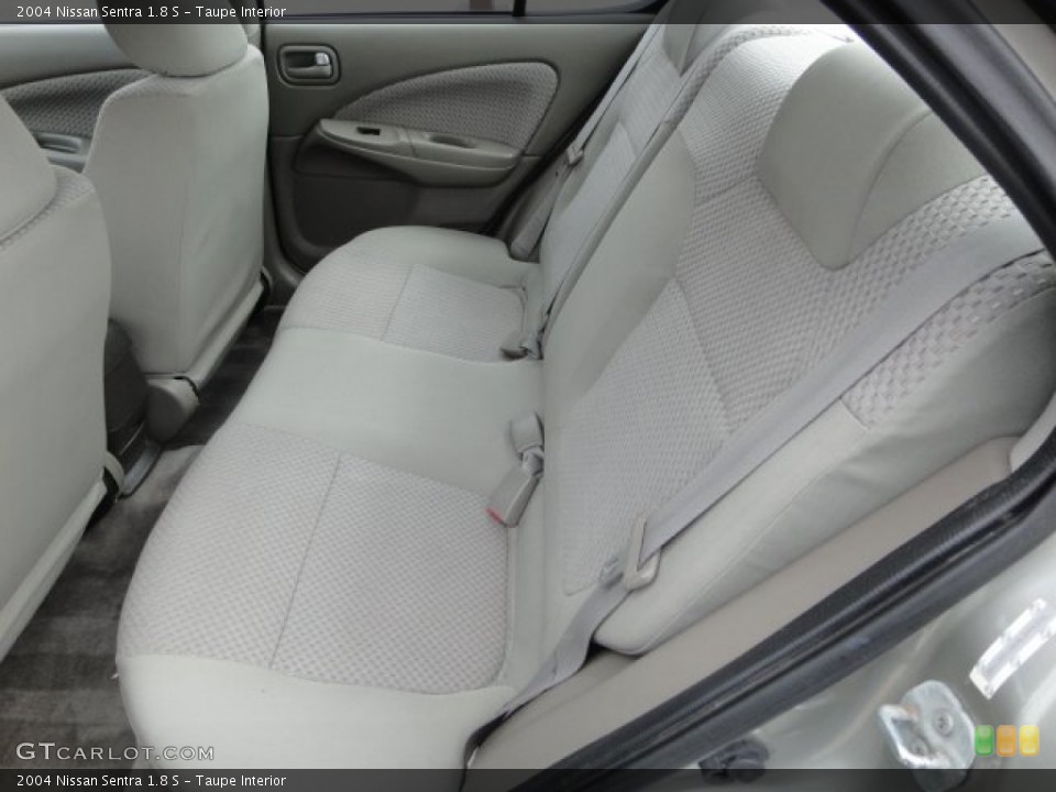 Taupe Interior Rear Seat for the 2004 Nissan Sentra 1.8 S #63151585