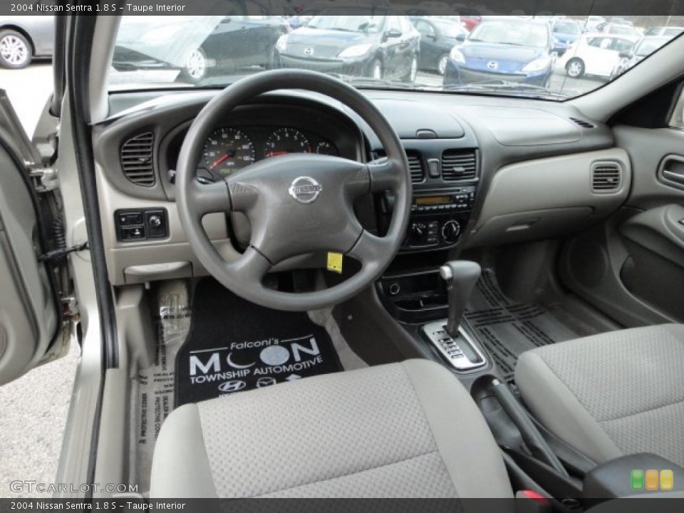 Taupe Interior Prime Interior for the 2004 Nissan Sentra 1.8 S #63151591