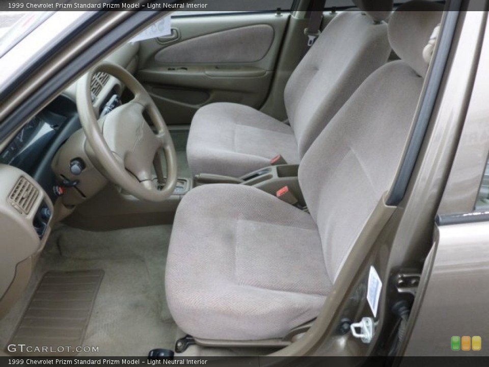 Light Neutral Interior Photo for the 1999 Chevrolet Prizm  #63152446