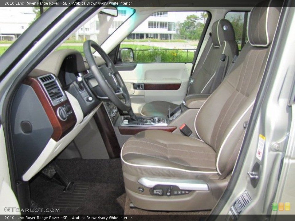 Arabica Brown/Ivory White Interior Photo for the 2010 Land Rover Range Rover HSE #63152458