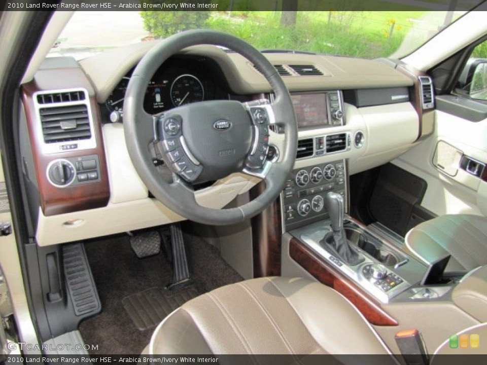 Arabica Brown/Ivory White Interior Photo for the 2010 Land Rover Range Rover HSE #63152578