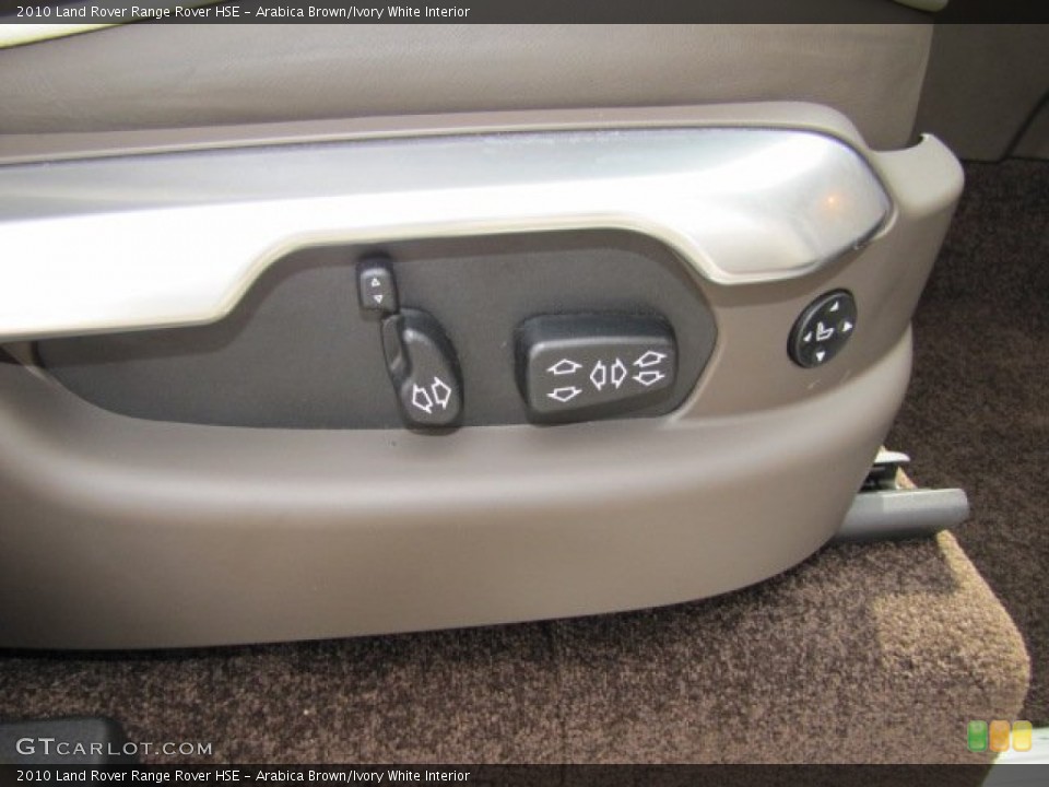Arabica Brown/Ivory White Interior Controls for the 2010 Land Rover Range Rover HSE #63152725