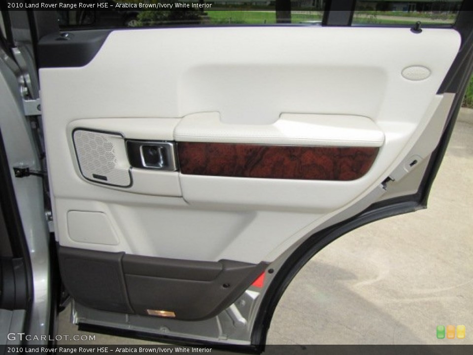 Arabica Brown/Ivory White Interior Door Panel for the 2010 Land Rover Range Rover HSE #63152907