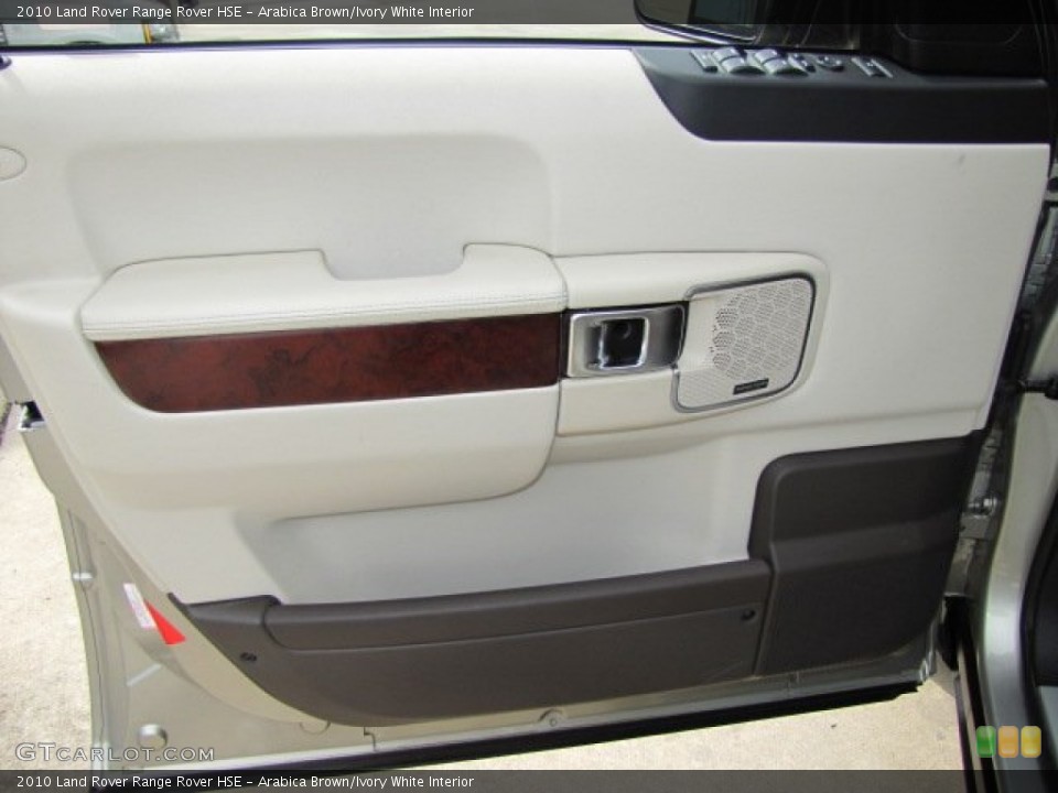 Arabica Brown/Ivory White Interior Door Panel for the 2010 Land Rover Range Rover HSE #63152923