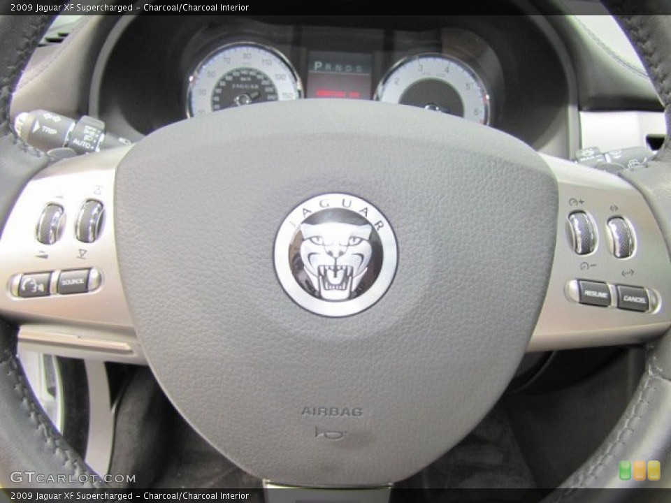 Charcoal/Charcoal Interior Steering Wheel for the 2009 Jaguar XF Supercharged #63153145