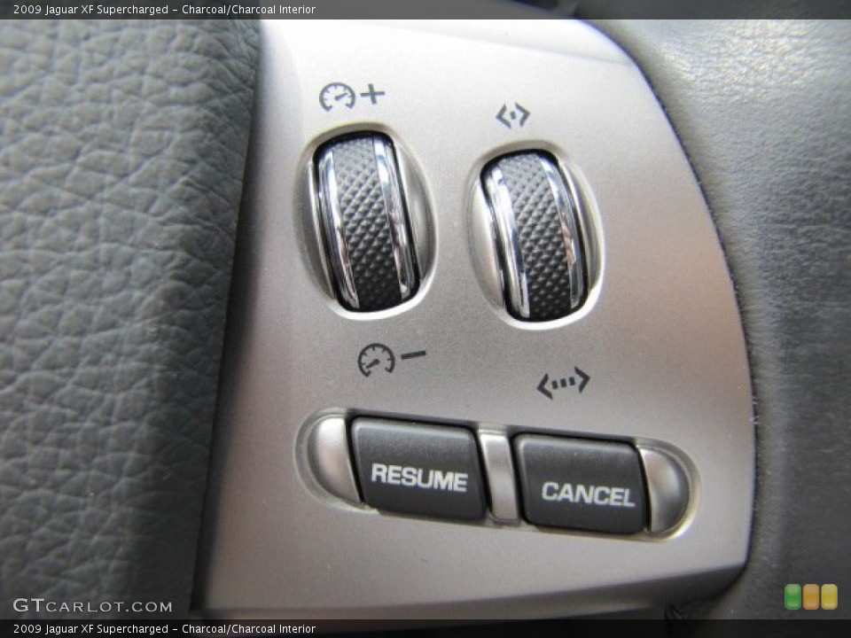 Charcoal/Charcoal Interior Controls for the 2009 Jaguar XF Supercharged #63153166