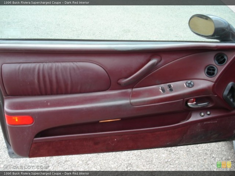 Dark Red Interior Door Panel for the 1996 Buick Riviera Supercharged Coupe #63154489