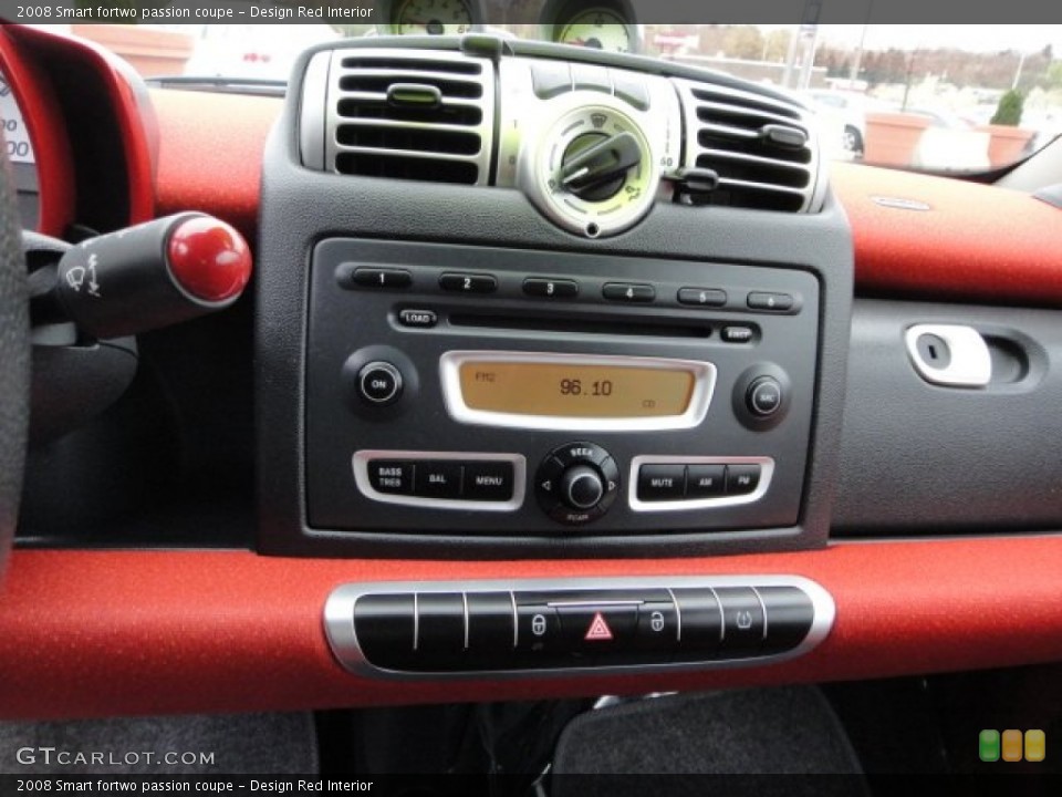 Design Red Interior Controls for the 2008 Smart fortwo passion coupe #63155243