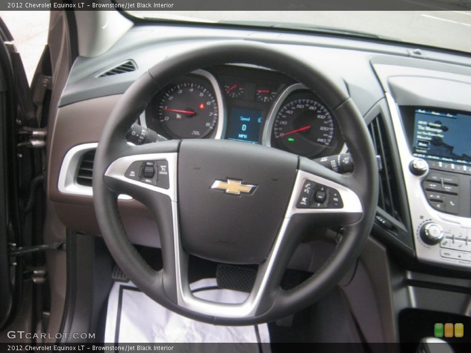 Brownstone/Jet Black Interior Steering Wheel for the 2012 Chevrolet Equinox LT #63156458