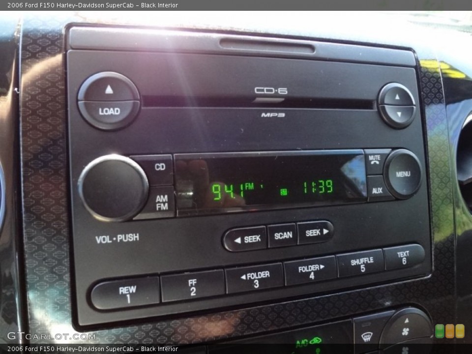 Black Interior Audio System for the 2006 Ford F150 Harley-Davidson SuperCab #63157955
