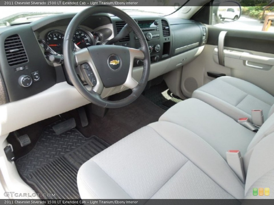 Light Titanium/Ebony Interior Prime Interior for the 2011 Chevrolet Silverado 1500 LT Extended Cab #63158982