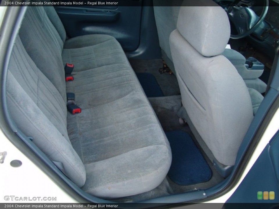 Regal Blue Interior Rear Seat for the 2004 Chevrolet Impala  #63160161