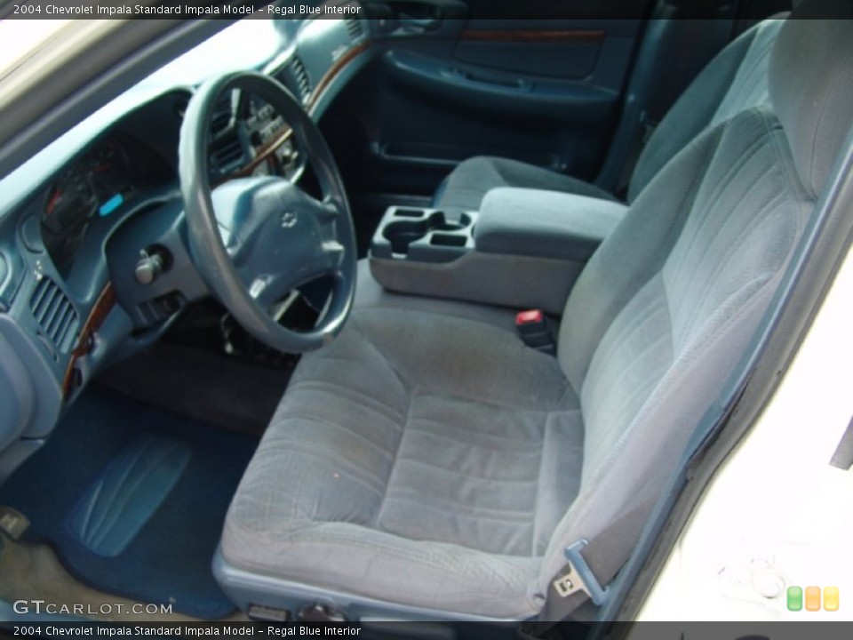 Regal Blue Interior Photo for the 2004 Chevrolet Impala  #63160179