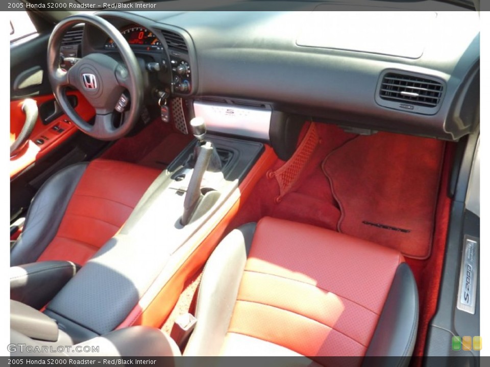 Red/Black Interior Dashboard for the 2005 Honda S2000 Roadster #63160839