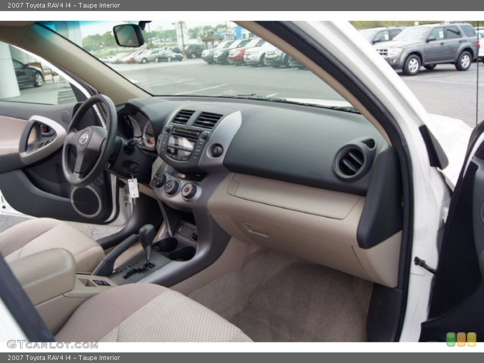 Taupe Interior Dashboard for the 2007 Toyota RAV4 I4 #63161409