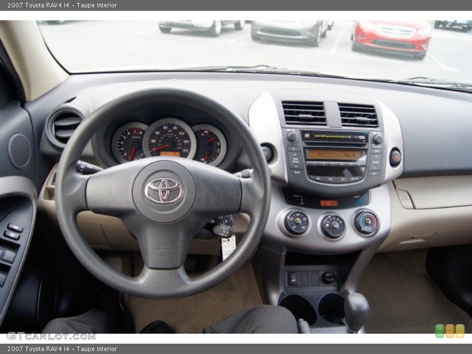 Taupe Interior Dashboard for the 2007 Toyota RAV4 I4 #63161457