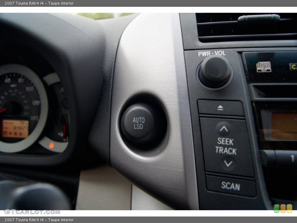 Taupe Interior Controls for the 2007 Toyota RAV4 I4 #63161463