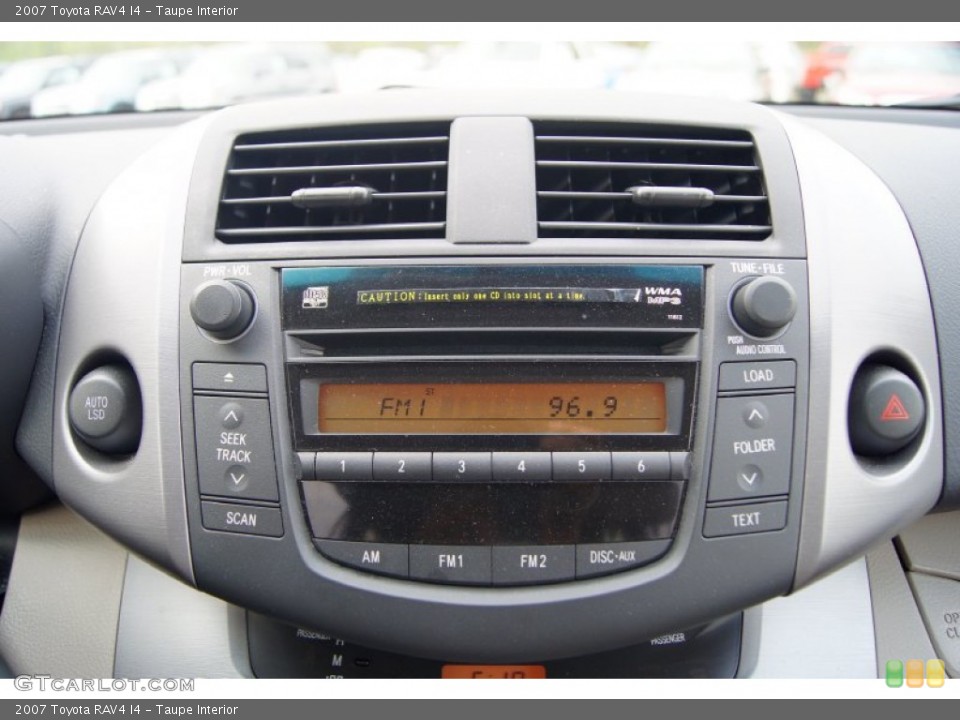 Taupe Interior Controls for the 2007 Toyota RAV4 I4 #63161469
