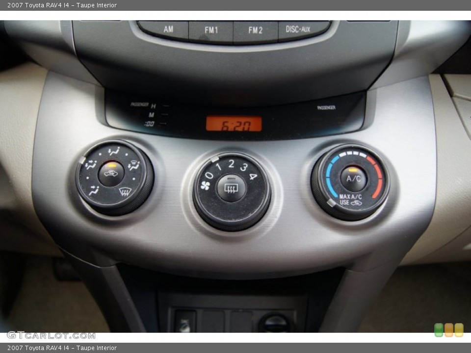 Taupe Interior Controls for the 2007 Toyota RAV4 I4 #63161475