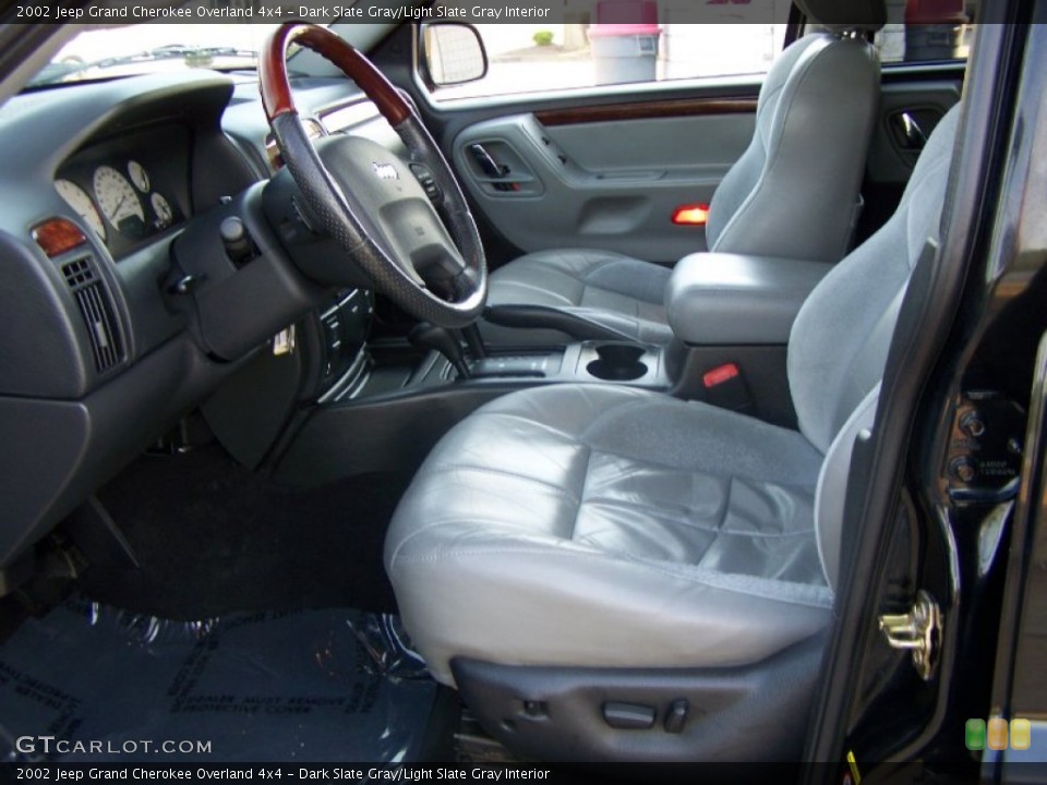 Dark Slate Gray/Light Slate Gray Interior Photo for the 2002 Jeep Grand Cherokee Overland 4x4 #63161911
