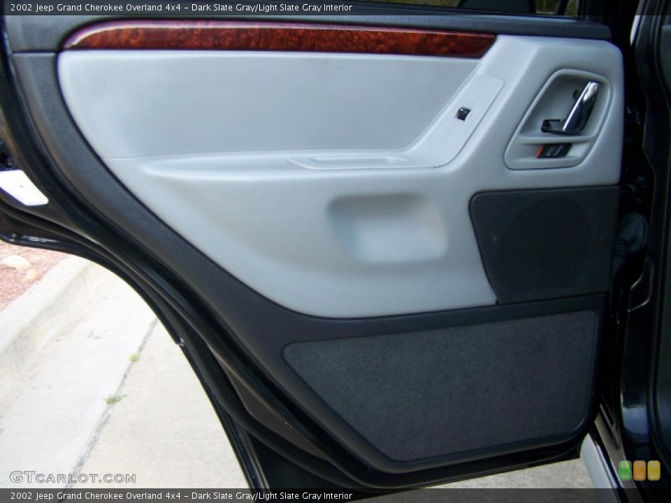 Dark Slate Gray/Light Slate Gray Interior Door Panel for the 2002 Jeep Grand Cherokee Overland 4x4 #63162054