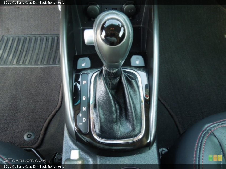 Black Sport Interior Transmission for the 2011 Kia Forte Koup SX #63162250