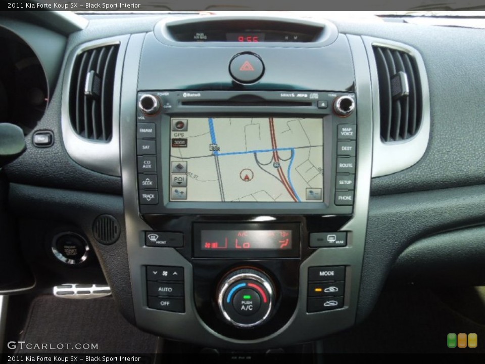 Black Sport Interior Controls for the 2011 Kia Forte Koup SX #63162267