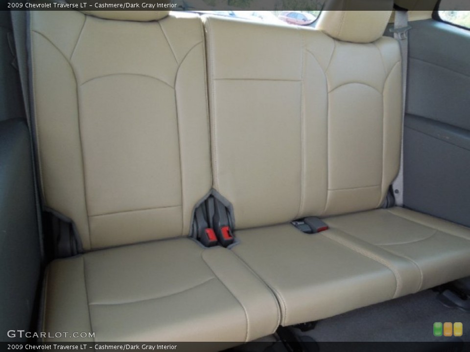Cashmere/Dark Gray Interior Rear Seat for the 2009 Chevrolet Traverse LT #63162799