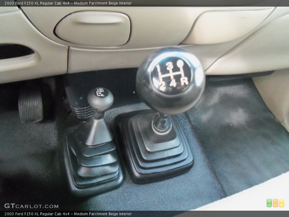 Medium Parchment Beige Interior Transmission for the 2003 Ford F150 XL Regular Cab 4x4 #63167614