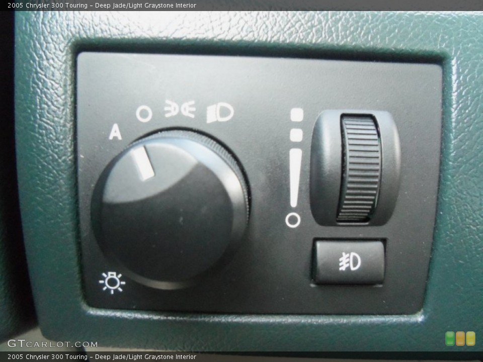 Deep Jade/Light Graystone Interior Controls for the 2005 Chrysler 300 Touring #63168049