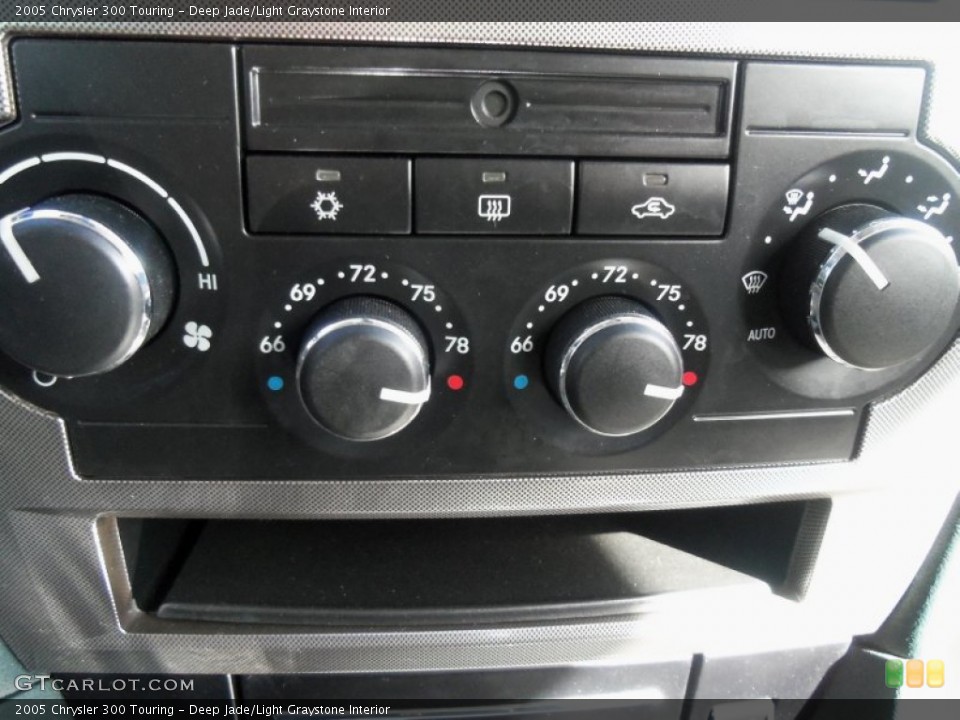 Deep Jade/Light Graystone Interior Controls for the 2005 Chrysler 300 Touring #63168073