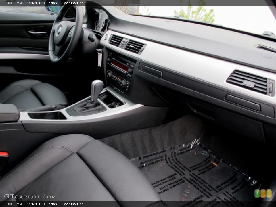 Black Interior Dashboard for the 2006 BMW 3 Series 330i Sedan #63171620