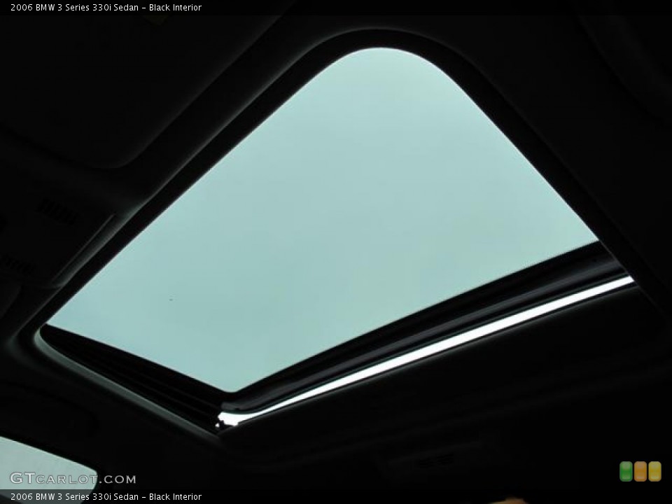 Black Interior Sunroof for the 2006 BMW 3 Series 330i Sedan #63171676