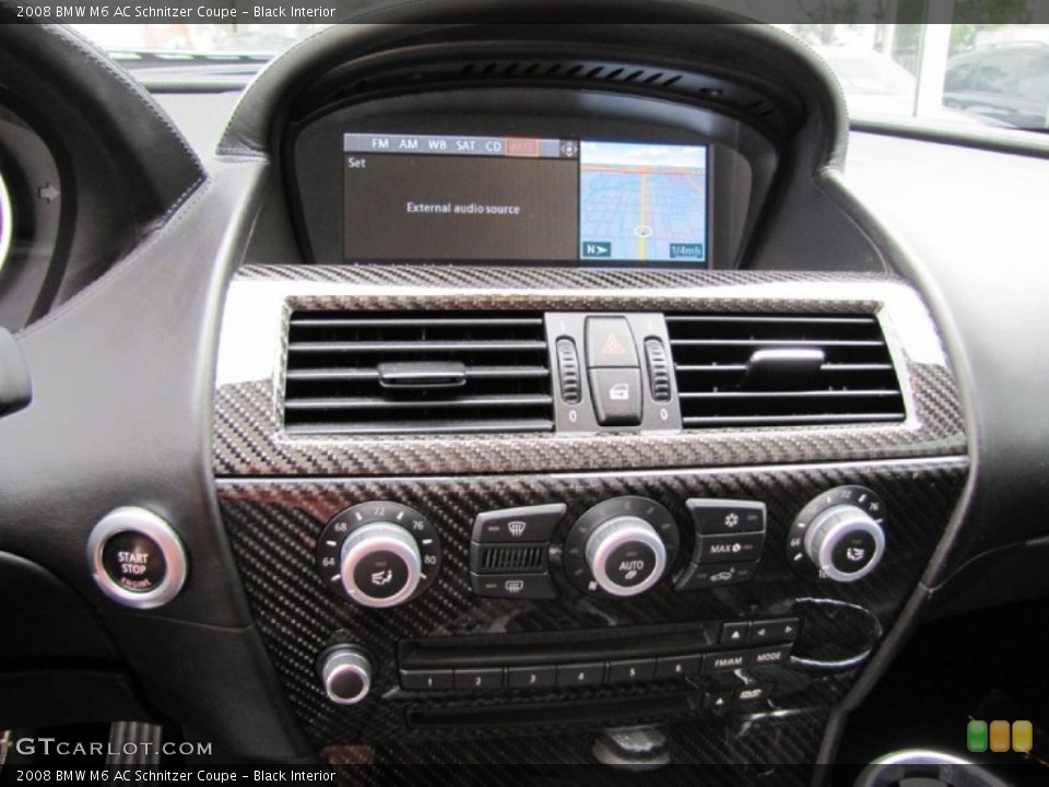 Black Interior Controls for the 2008 BMW M6 AC Schnitzer Coupe #63174957