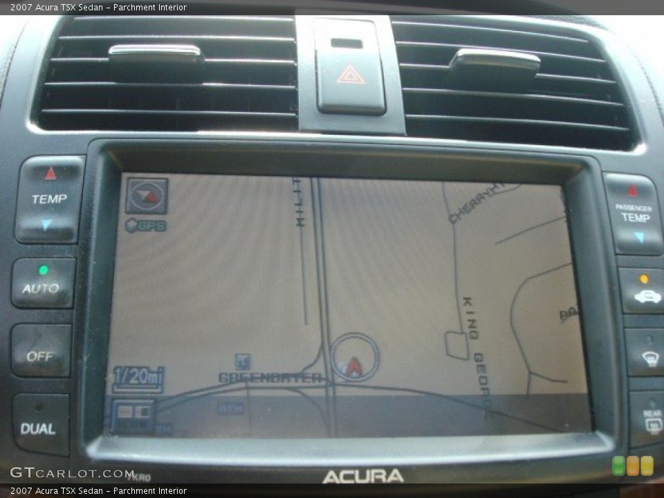 Parchment Interior Navigation for the 2007 Acura TSX Sedan #63176401