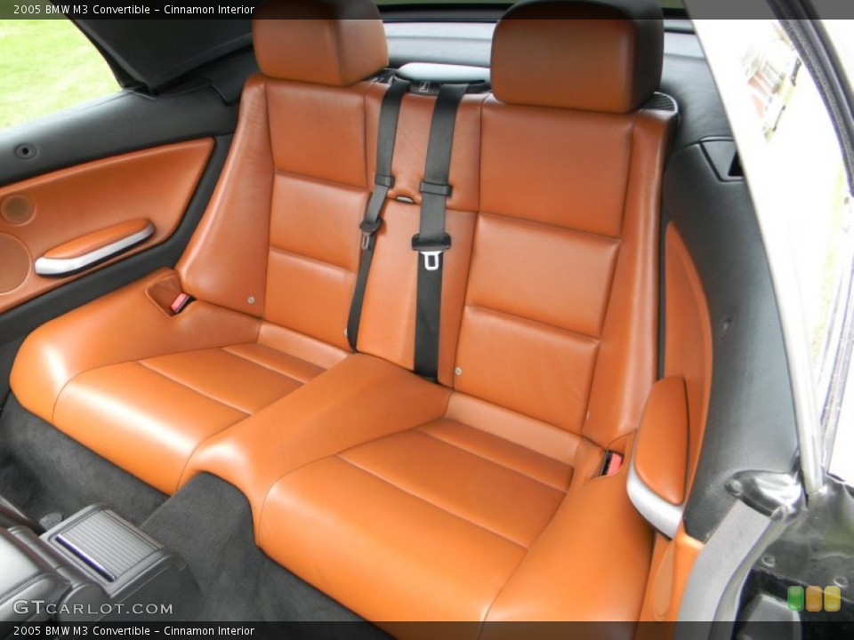 Cinnamon Interior Rear Seat for the 2005 BMW M3 Convertible #63177913