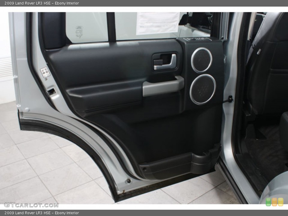 Ebony Interior Door Panel for the 2009 Land Rover LR3 HSE #63180391