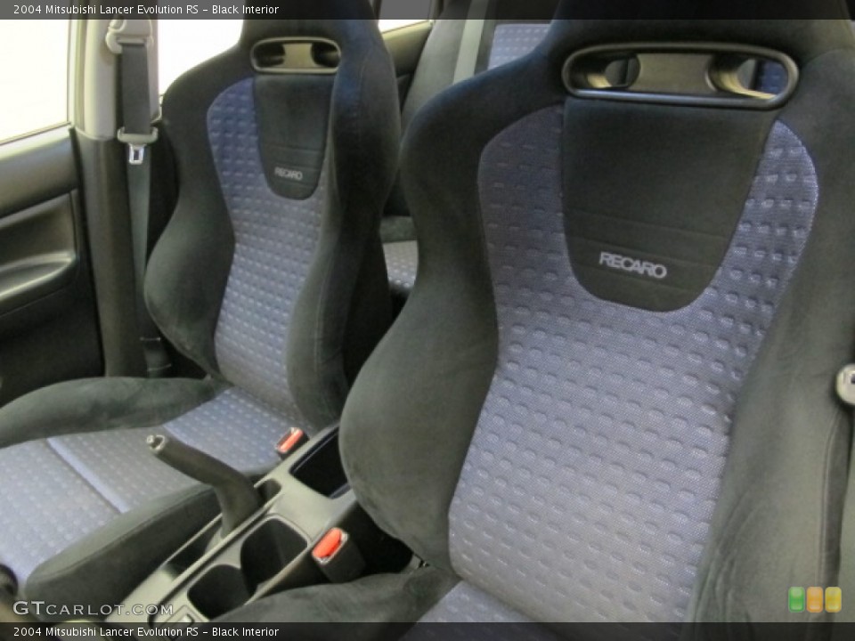 Black Interior Photo for the 2004 Mitsubishi Lancer Evolution RS #63180505