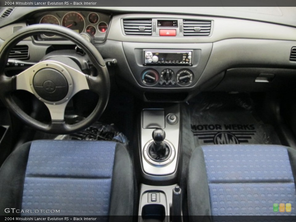 Black Interior Dashboard for the 2004 Mitsubishi Lancer Evolution RS #63180580