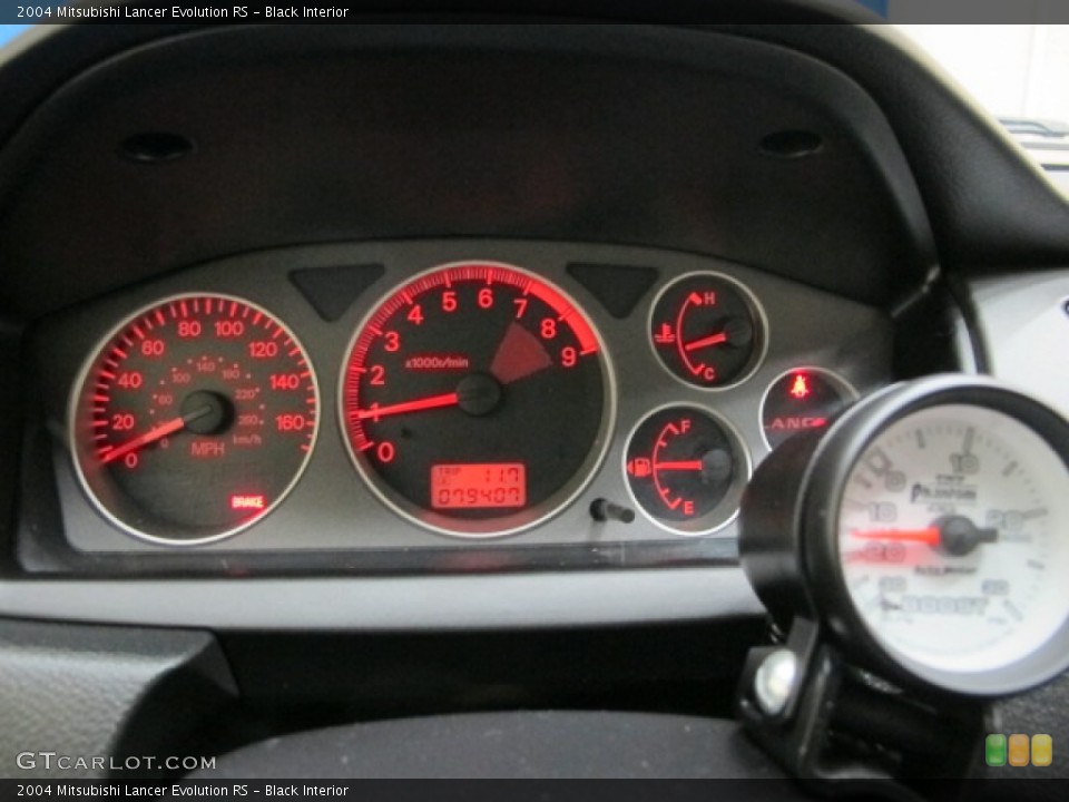 Black Interior Gauges for the 2004 Mitsubishi Lancer Evolution RS #63180607