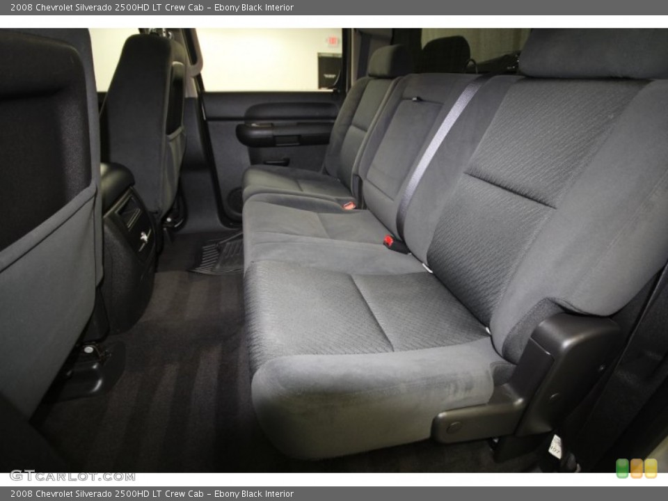 Ebony Black Interior Rear Seat for the 2008 Chevrolet Silverado 2500HD LT Crew Cab #63180640