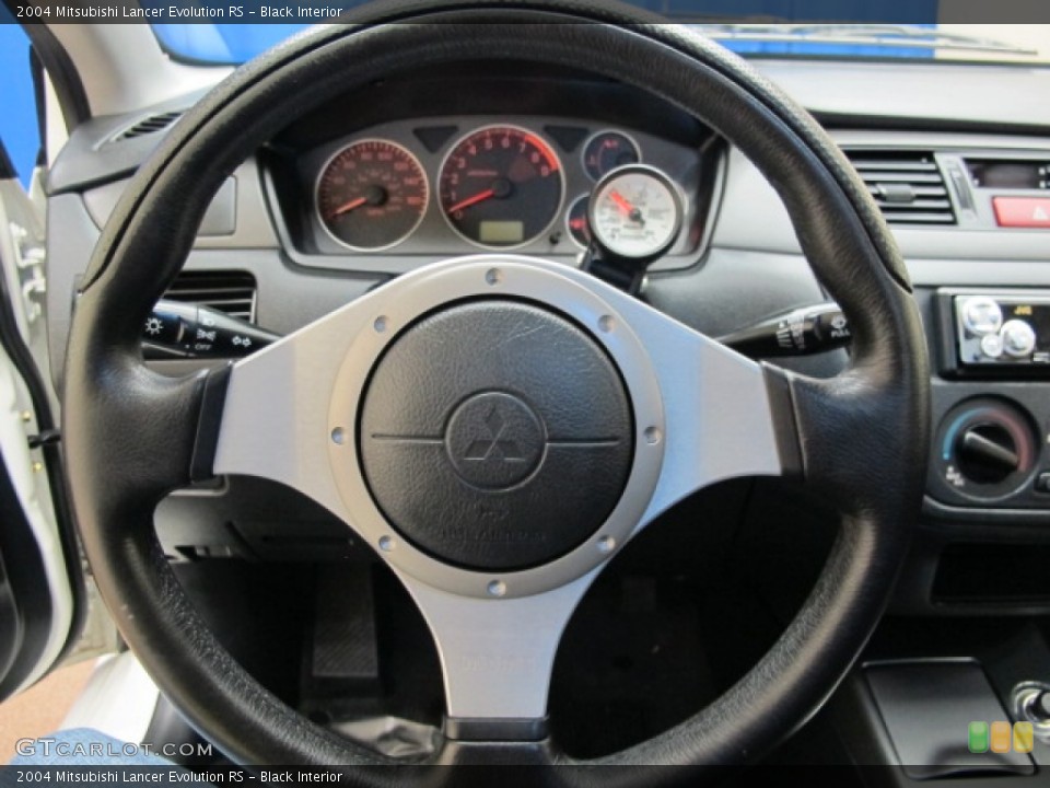 Black Interior Steering Wheel for the 2004 Mitsubishi Lancer Evolution RS #63180664
