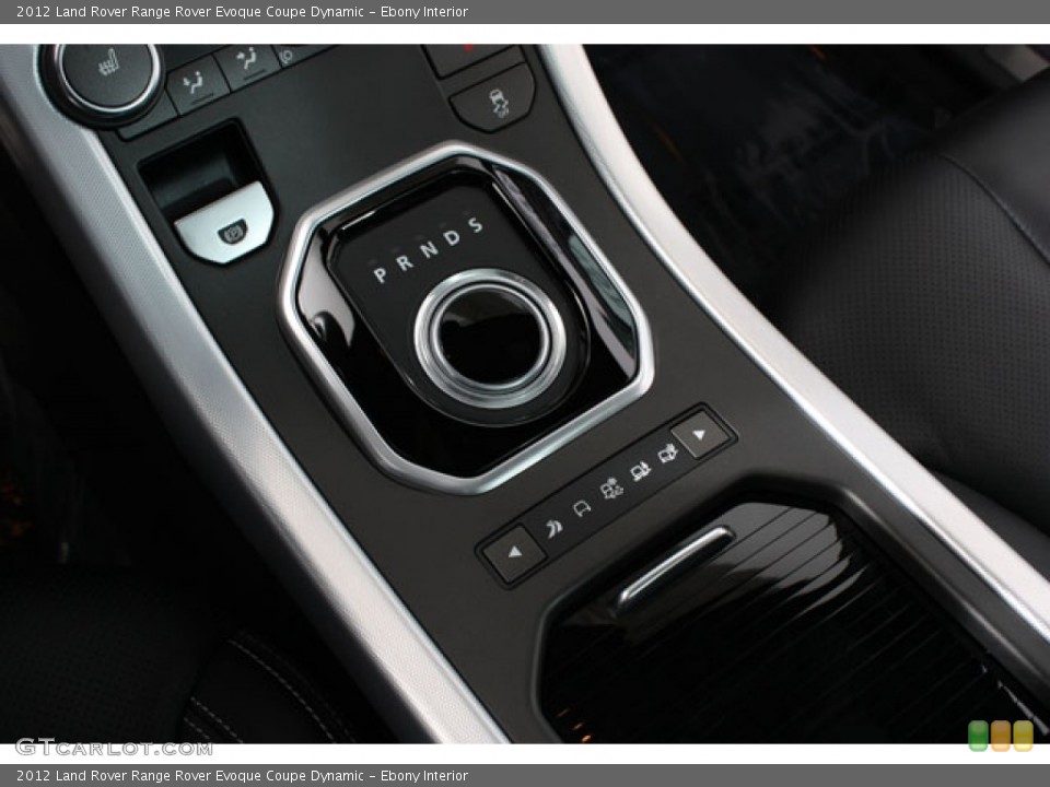 Ebony Interior Transmission for the 2012 Land Rover Range Rover Evoque Coupe Dynamic #63181168