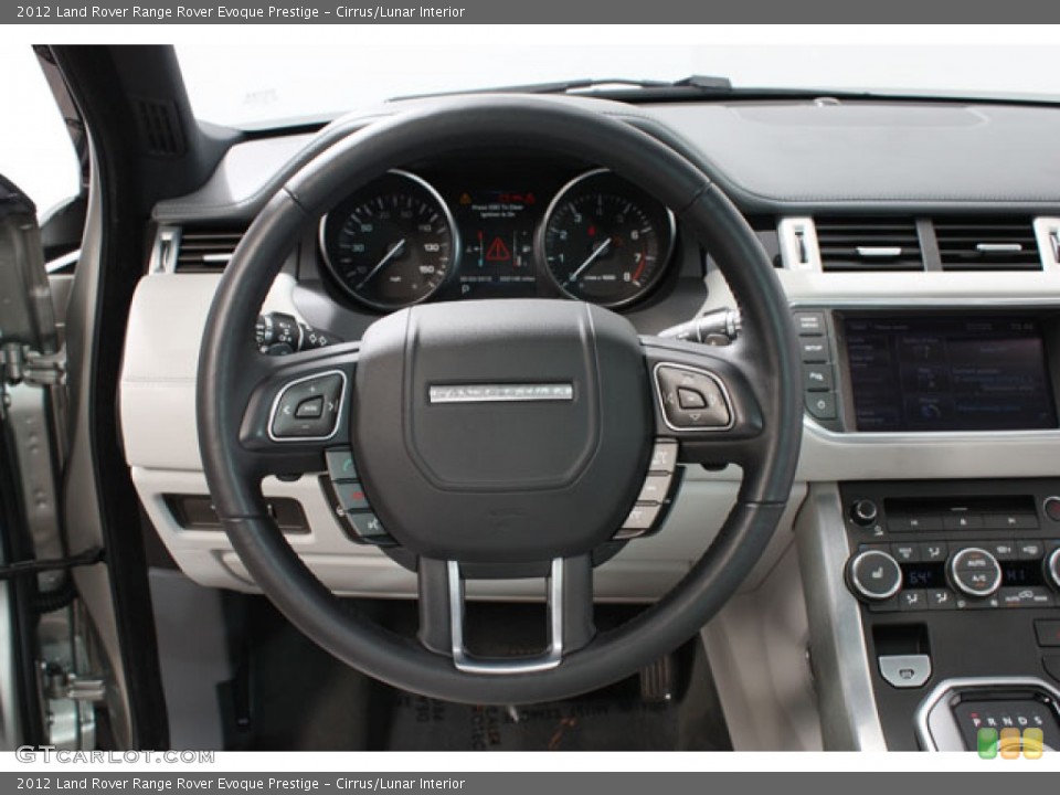 Cirrus/Lunar Interior Steering Wheel for the 2012 Land Rover Range Rover Evoque Prestige #63181391