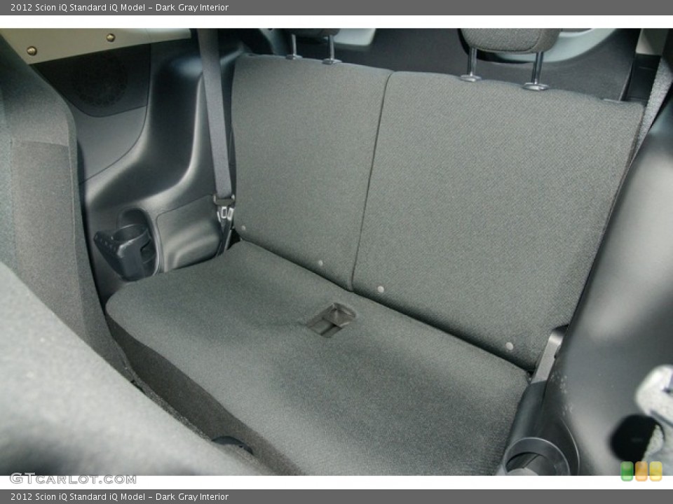 Dark Gray Interior Rear Seat for the 2012 Scion iQ  #63184243